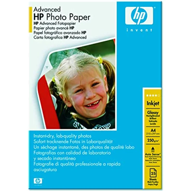HP Q5456A Advanced Glossy Fotopapier 250g-m² A4 25 Blatt, weiß - Preisvergleich – Bild 5