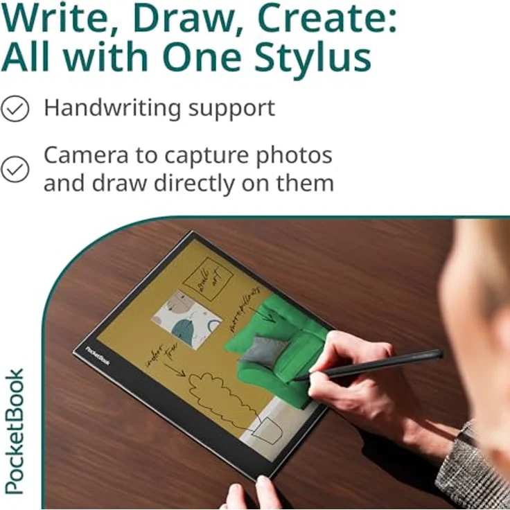 PocketBook Ebook InkPad Eo 10 3 E-Ink Kaleido 3 64GB WI-FI Mist Gray, E-Book-Reader mit Kaleido 3 Technologie – Bild 3
