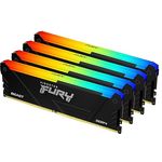Kingston FURY Beast RGB 128GB 3200MT/s DDR4 CL16 DIMM (Kit mit 4) PC Arbeitsspeicher KF432C16BB2AK4/128