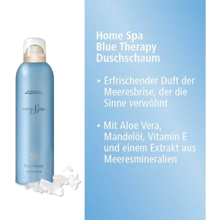 Medipharma Cosmetics Home Spa Blue Therapy Duschschaum 200 ml mit Meeresmineralien-Extrakt - Preisvergleich – Bild 4