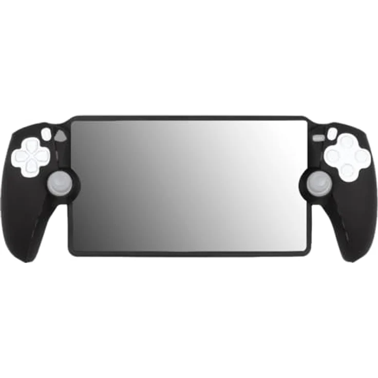 Konix Schutzhülle für Playstation Portal Fernbedienung, stoßfest und kratzfest aus Silikon, schwarz – Bild 1