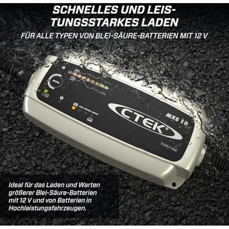 CTEK Automatikladegerät Hochfrequenzladegerät MXS 10 12 V 10 A 12 V 10 A (MXS 10) – Bild 3