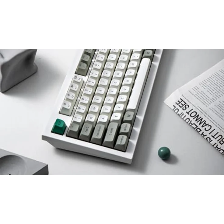 Keychron Q5 Max Kabellose Mechanische Tastatur, Voll-Aluminium, 2.4 GHz, Bluetooth, QMK, 96% Layout, RGB mit Hot-swappable Gateron Brown Schalter Kompatibel mit Mac Windows Linux - Weiß – Bild 3