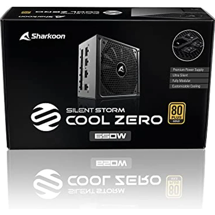Sharkoon SilentStorm Cool Zero (650W, 80 Plus Gold, Vollmodular) – Bild 5