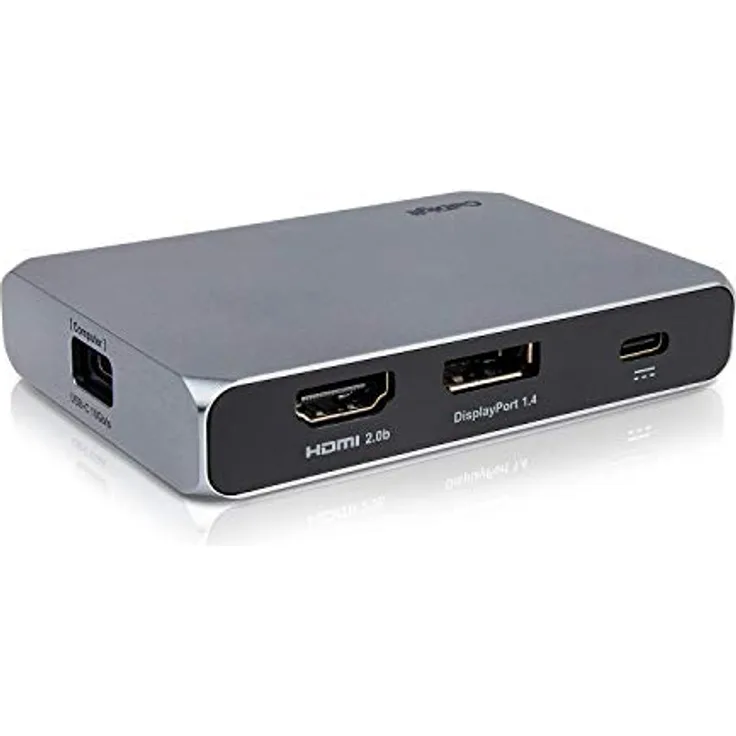 CalDigit USB-C Gen 2 SOHO-Dock mit 10 Gbit/s - Bis zu 4K 60 Hz, HDMI 2.0b, DisplayPort 1.4, 10 Gbit USB A und USB C, UHS-II Micro SD und SD-Kartenleser, Passthrough-Aufladung, 100 W Stromversorgung