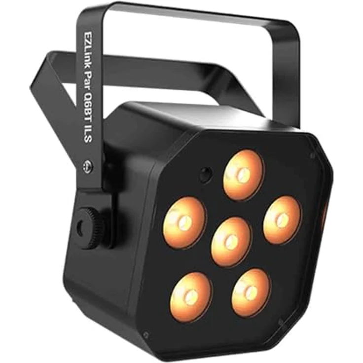 Chauvet DJ EZLink Par Q6BT ILS, kabelloser LED Par Scheinwerfer mit RGBA LEDs und Bluetooth®, bis zu 20 Stunden Betriebszeit – Bild 1