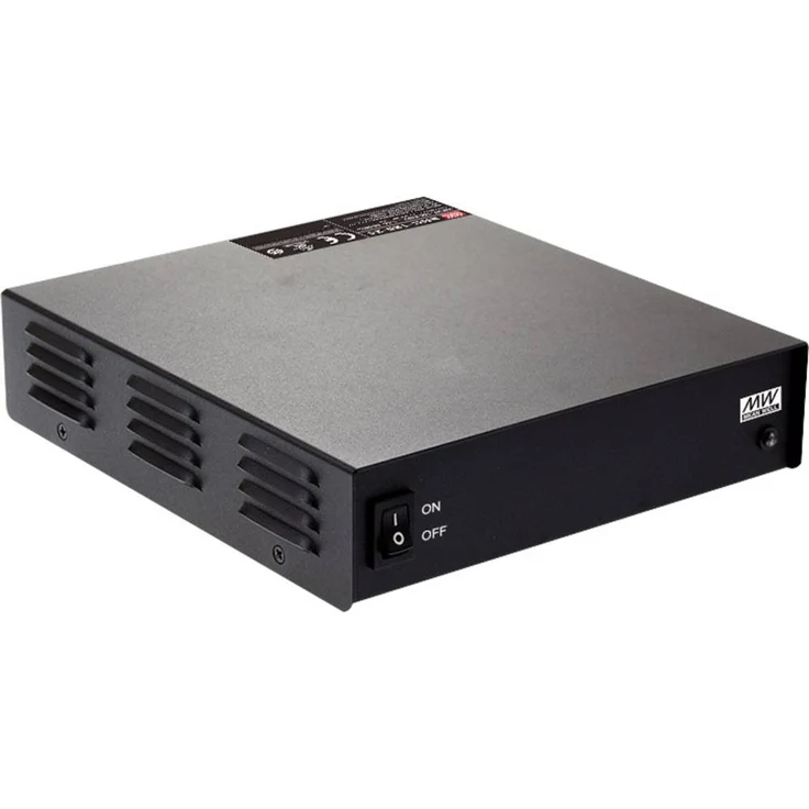 MEAN WELL MW Bleiakku-Ladegerät ENC-240-12, 12V mit max. 16A Ladestrom, mikroprozessorgesteuert, aktiv PFC, geeignet für Blei-, Li-Ion und LiFePO4-Akkus