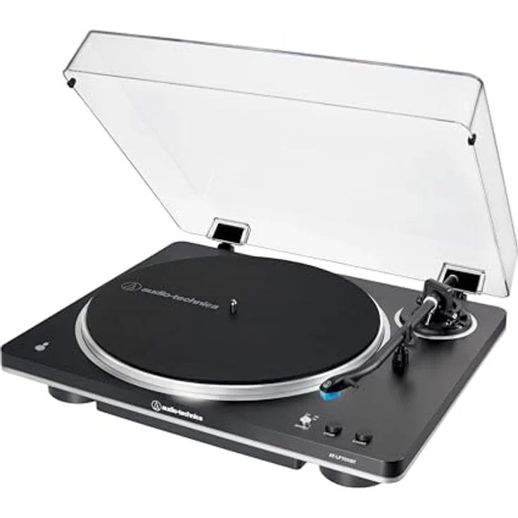Audio-Technica AT-LP70XBT Fully Automatic Wireless Belt-Drive Turntable (Black/Silver) – Bild 3