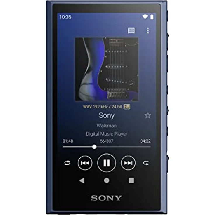 Sony Walkman NW-A306 Touchscreen MP3 Player - 32GB, Bis zu 36h Akkulaufzeit, Verbesserte Soundqualität, Wi-Fi-kompatibel für direkten Musikdownload & Musikstreaming, blau – Bild 1