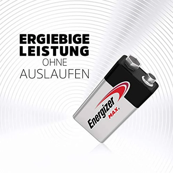 Energizer Max 9V Alkali Batterien, 3 Stück – Bild 4
