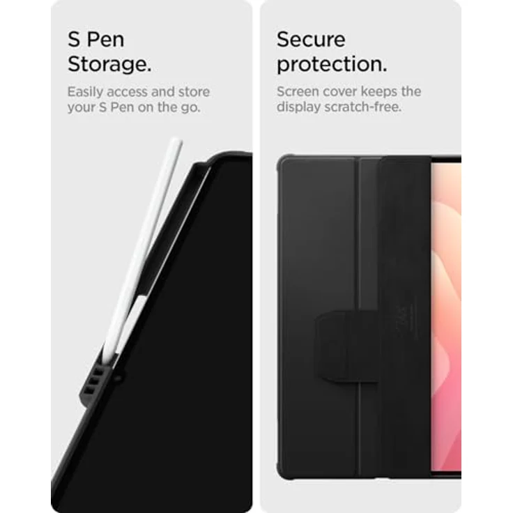 Spigen Rugged Armor Pro, Tablet-Hülle für Samsung Galaxy Tab S11 Ultra, Schwarz, Langanhaltender Schutz und modernes Design – Bild 5