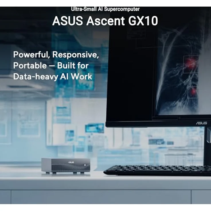 ASUS GX10-GG0026BN, Ultrakleiner KI-Supercomputer mit NVIDIA DGX™ Spark, 2000 GB Speicher, grau – Bild 12
