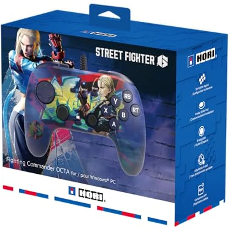 Hori Fighting Commander OCTA, Gamepad für PC Windows 10/11, Cammy Edition mit 6-Tasten-Layout und einstellbarer D-Pad-Empfindlichkeit – Bild 6