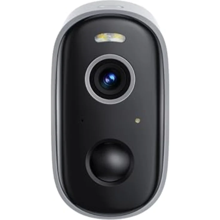 Baseus N1 Outdoor Camera, Netzwerkkamera mit 2560 x 1440 Pixeln, Weiss, 8 LED-Monde für Tag und Nacht Überwachung – Bild 2