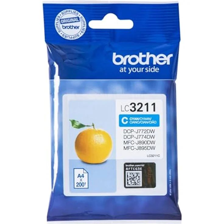 Brother LC-3211C Tintenpatrone (für Brother DCP-J772DW, DCP-J774DW, MFC-J890DW, MFC-J895DW) cyan – Bild 2