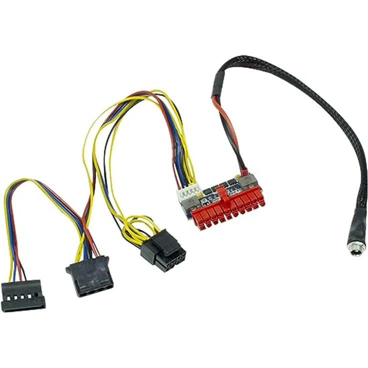 Inter-Tech Adapter MINI-ITX PSU 120W REV. 2, kleines Netzteil ohne Netzteil, Überspannungsschutz, Abmessungen 4,7 x 3,5 x 1,8 cm