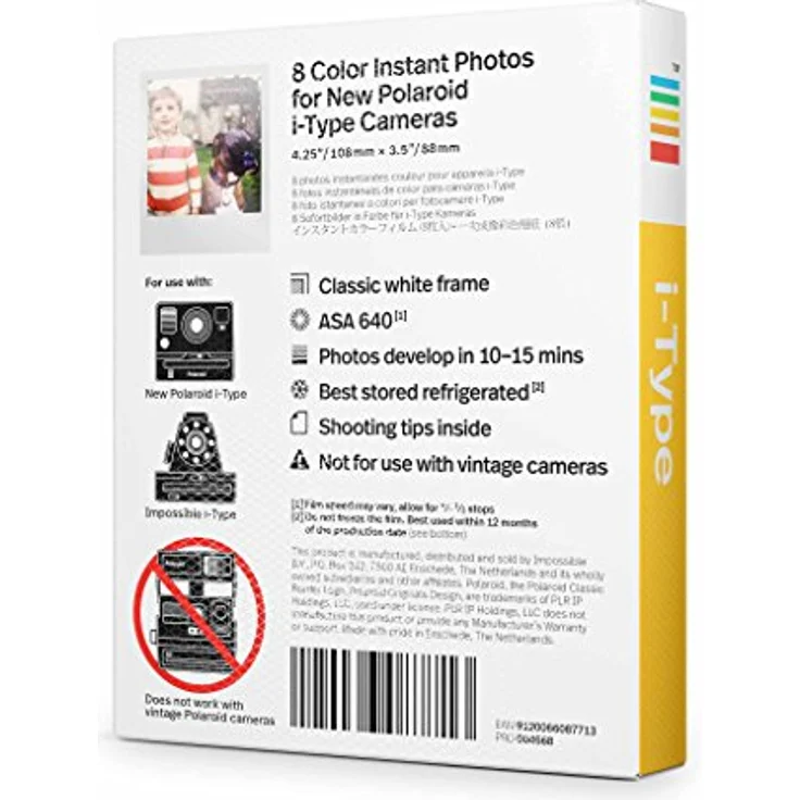 Polaroid Sofortbildfilm Color für I-TYPE Kameras – Bild 2