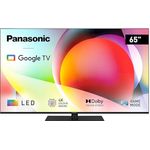 Panasonic TN-65W70AEZ, W70-Serie 65 Zoll 4K Ultra HD LED Smart TV, 2024, Google Assistant, Chromecast, Dolby Vision & Atmos, Gaming-Modus, Bluetooth, Schwarz