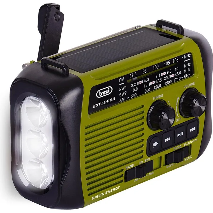 Trevi RA 7F30 BT Portable Analog Schwarz, Grün\n
