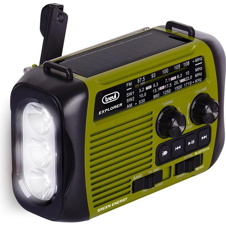 Trevi RA 7F30 BT Portable Analog Schwarz, Grün\n