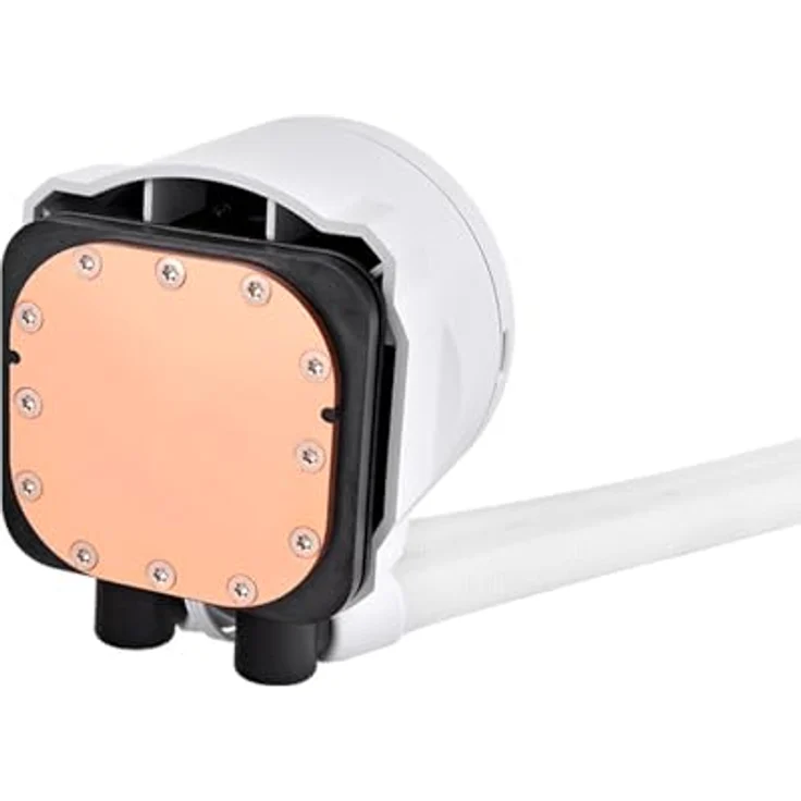 Thermaltake TH240 V2 Ultra ARGB Sync CPU Liquid Cooler Snow Edition All-In-One, Wasserkühlung mit CT120 ARGB-Lüftern und Infinity-Mirror-Design – Bild 4
