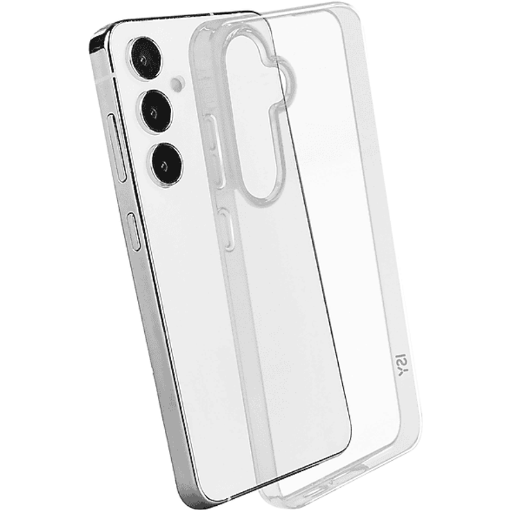 ISY ISC-1049 Backcover für Samsung Galaxy S24 FE, transparent, klare Schutzhülle