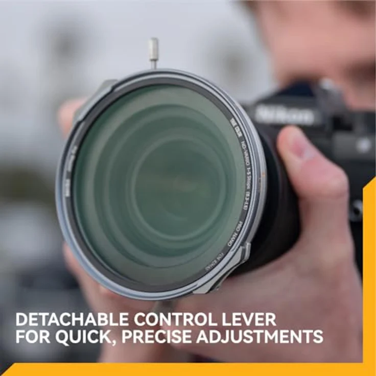 NiSi JetMag Pro VND Flex Kit (82MAG), Variabler ND-Filter mit 1-5 Blendenstufen und integriertem Pol-Filter, inkl. Magnet Adapterringe und Aufbewahrungstasche – Bild 7