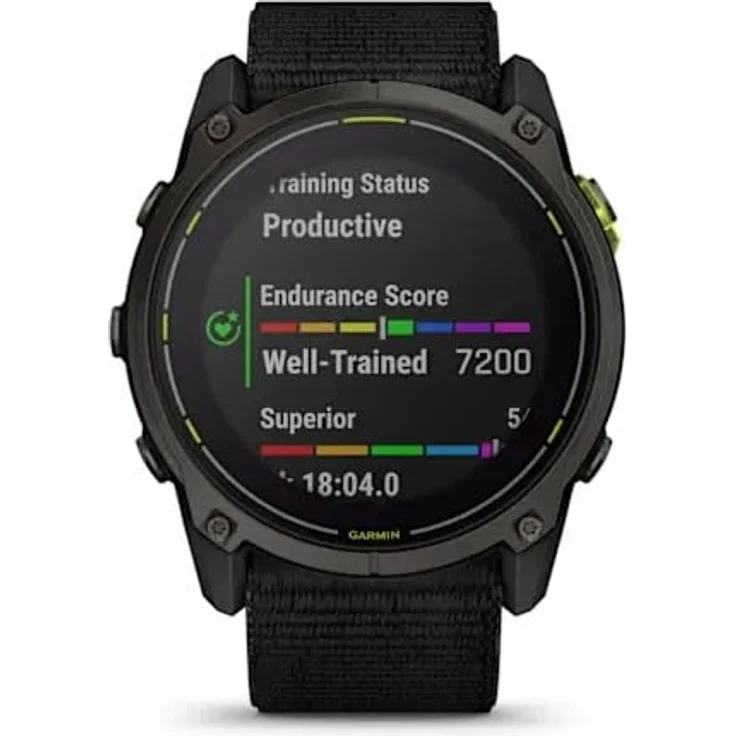 Garmin Enduro 3 Solar Sapphire Schwarz/Carbongrau Titan – Bild 4
