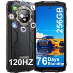 Blackview BV9300 Pro Outdoor Handy 16GB+256GB 120Hz 6.7" FHD+1.32" Zurück Display 15080mAh(33W) Outdoor Smartphone Ohne Vertrag Android 13, 64MP+32MP