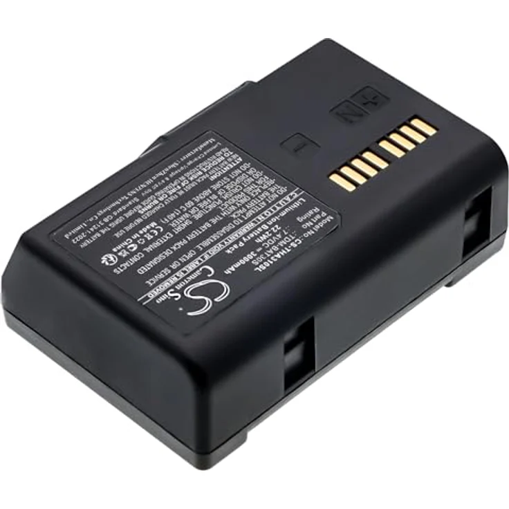 TCTK Akku 3000mAh für [TSC] Alpha 3L, Li-ion 7.4V, Schwarz, ersetzt P-SB-002, TDM-BAT30S – Bild 1