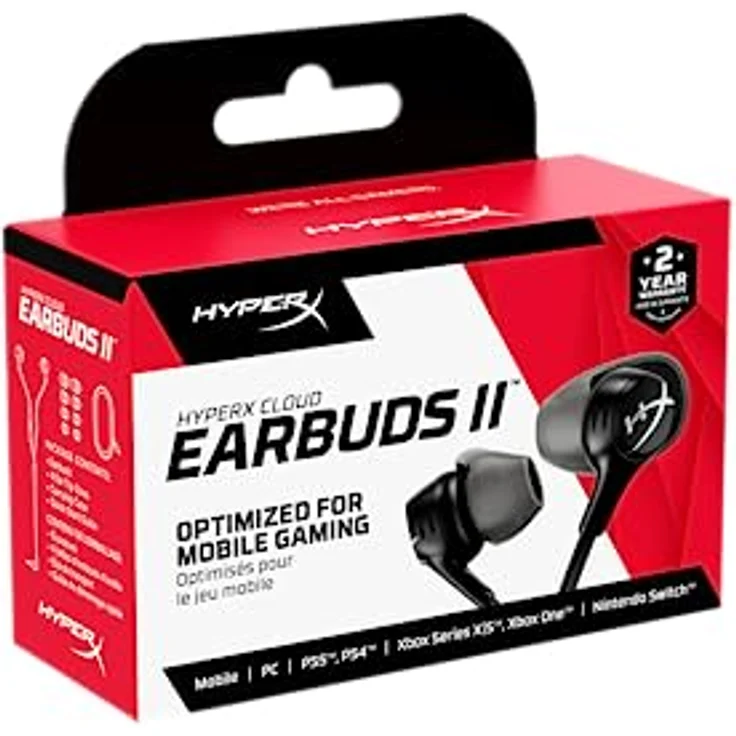HyperX HyperX Cloud Earbuds II, Kopfhörer, Schwarz – Bild 6