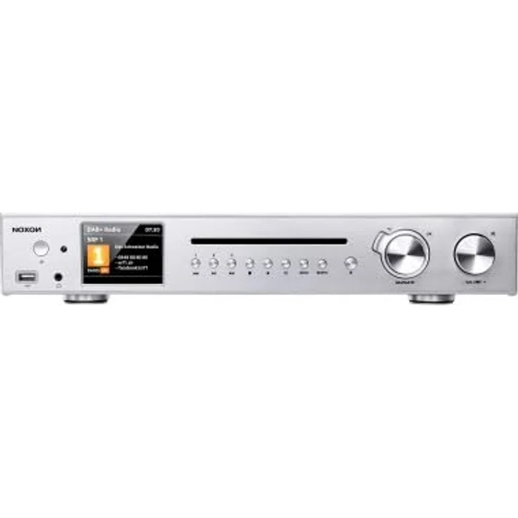Noxon A 571 CD Silber, Internetradio, DAB+, UKW Tuner, Spotify, Bluetooth, USB, LAN + WLAN – Bild 2