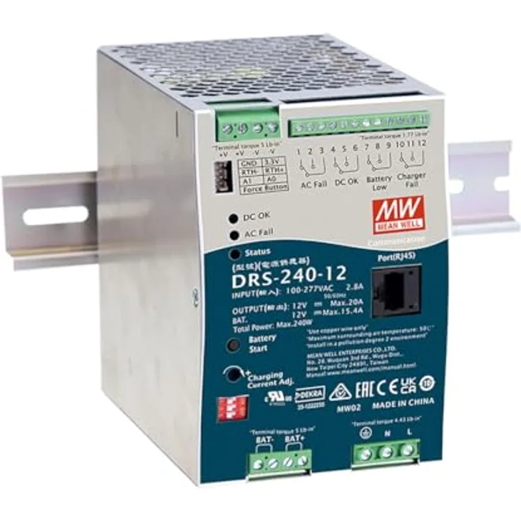 Mean Well DRS-240-48, Netzteil mit 48 VDC Ausgangsspannung, All-in-One Design