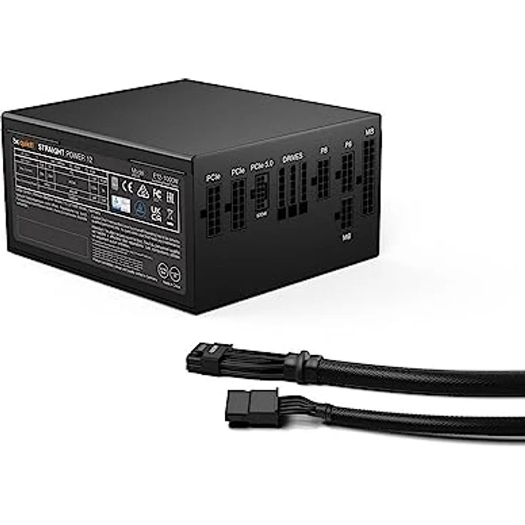 be Quiet! Straight Power 12 1000W PC-Netzteil 80 Plus Platinum leiser Betrieb Schwarz, BN338 – Bild 2