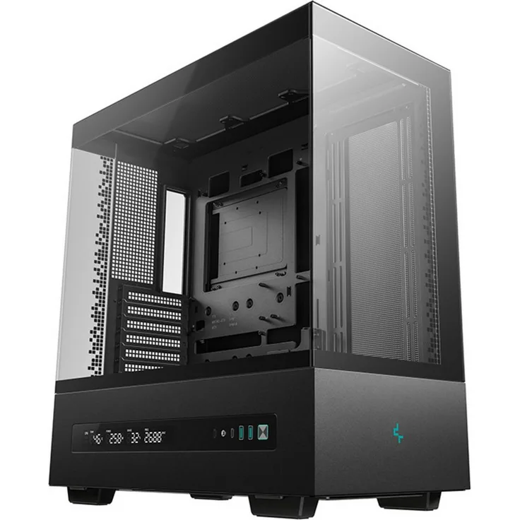 DeepCool CH690 Digital, Tower-Gehäuse mit Tempered Glass, erweiterbare Luftstromoptionen und Platz für 450 mm GPU