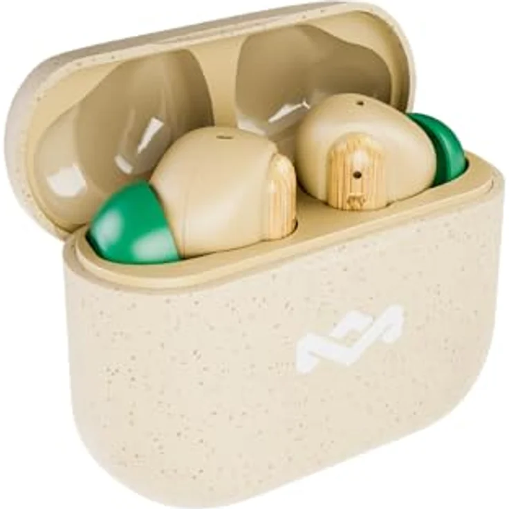 House of Marley Little Birds TWS Earbuds (24 h, Kabellos), Kopfhörer, Beige – Bild 2