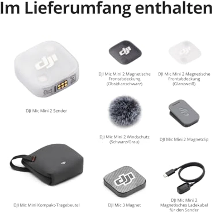 DJI Mic Mini 2 Transmitter, Mini Mikrofon und Sender mit abnehmbarem Magnetclip, 11 g leicht – Bild 10