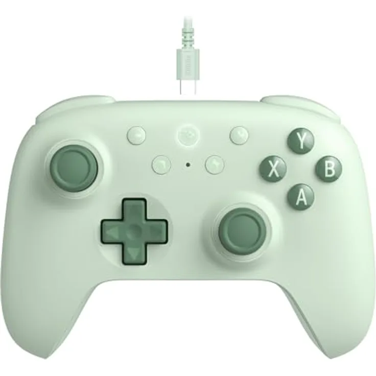 8bitdo Ultimate 2C Wired Gaming Controller, kompatibel mit PC und Android, Grün, 1000 Hz Abfragerate, individuelle Tastenbelegung