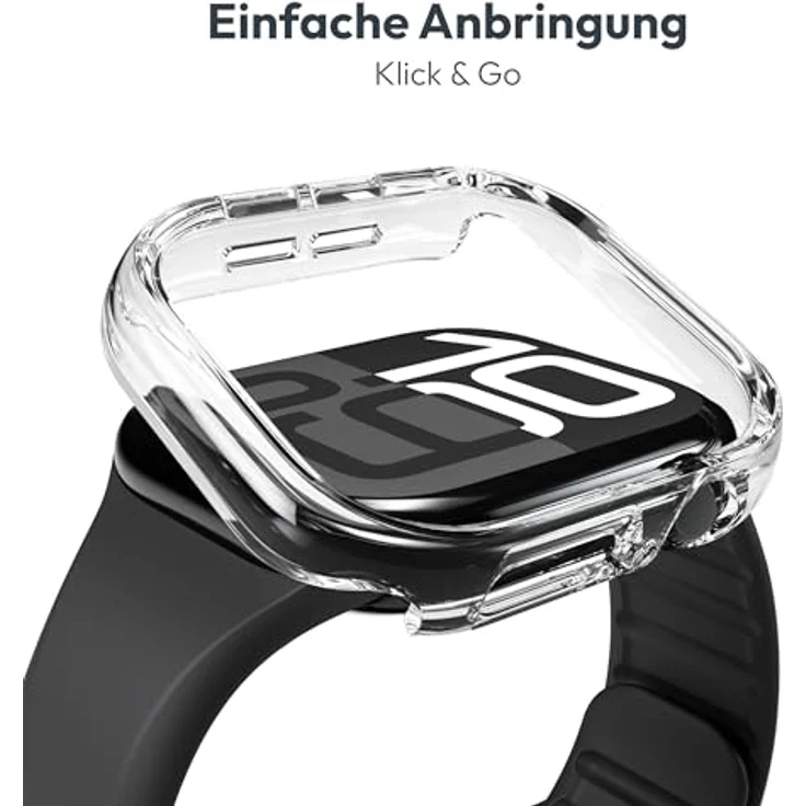 VONMÄHLEN Bumper Case für Apple Watch, 360° Kantenschutz, Ultraleicht, Rundumschutz ohne Displayglas, Umweltbewusste Materialien – Bild 5