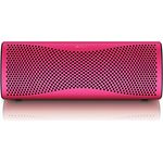KEF MUO, portabler Bluetooth Lautsprecher, echt KEF-Sound, aptX-Bluetooth, Limited Edition Brilliant Rose mit grauer Lederhülle