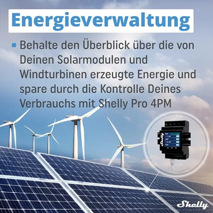 Shelly 4PRO PM 4-Fach Relais WLAN Bluetooth – Bild 6