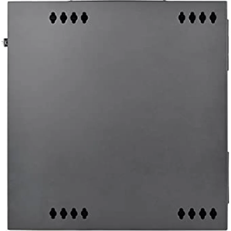 Tripp Lite SRW12USDPG SmartRack 12-HE-Schrank, transparentes Acrylglasfenster, aufklappbare Rückseite, Wandhalterung, schwarz – Bild 2
