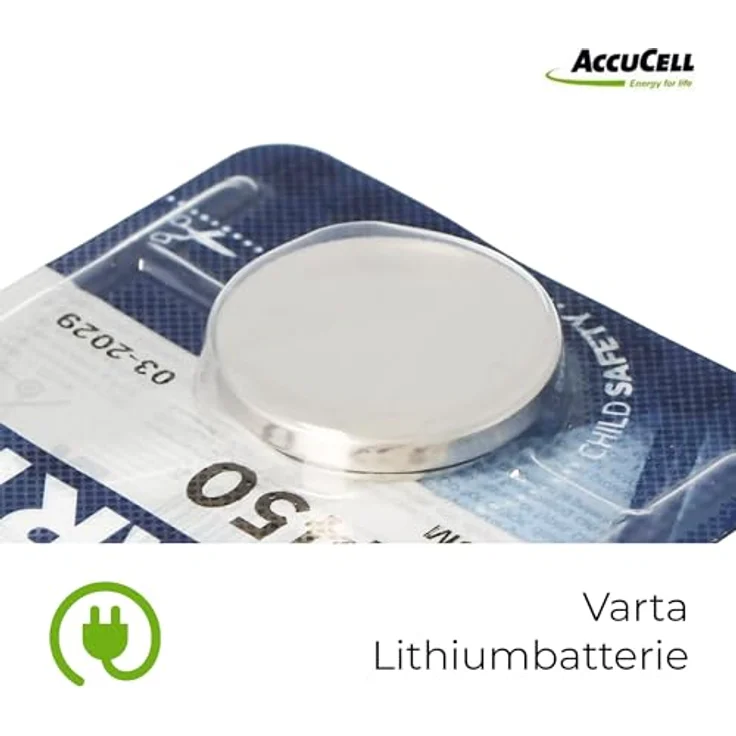 Varta CR2450 Lithium Batterie, passend für Philips HUE Dimmschalter, 3,0 Volt, Hochleistungsbatterie, 1 Stück – Bild 3