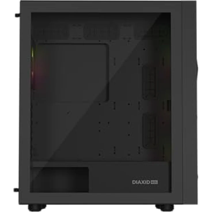 Natec ATX NPC-2172 Halb-Tower-Gehäuse, Schwarz, ATX Semitower Gehäuse, Maße: 21,7 x 46,6 x 42 cm – Bild 7