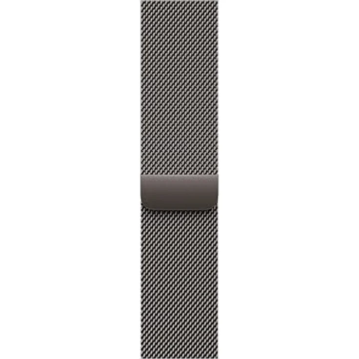 Apple Milanaise Armband für Apple Watch, 46 mm, schieferfarben, M/L, magnetisch einstellbar aus Edelstahl – Bild 1