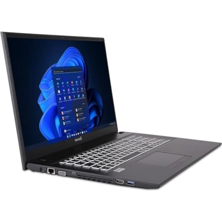Terra MOBILE 1716R, Notebook mit Intel Core i3-1315U, 17,3" FHD, 16 GB RAM, 500 GB SSD, Grau – Bild 2