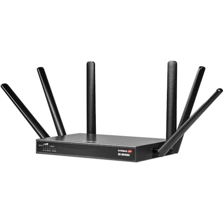 Edimax WL-Router 5G-8649AX, 5G NR AX1800 Business WiFi Router mit bis zu 1775 Mbit/s, automatischer Ausfallsicherung, MU-MIMO, Schwarz – Bild 1