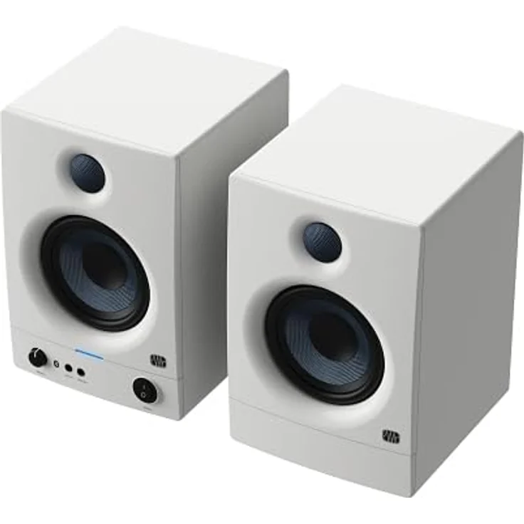 PreSonus Eris 4.5BT Gen 2, 4,5"-Aktivlautsprecher mit Bluetooth für Multimedia und Gaming, 50 W Leistung, Weiß – Bild 3