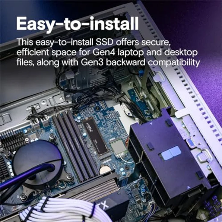 Crucial P310 2T PCIe M.2*CT2000P310SSD8, SSD-Festplatte mit sequenziellem Lesen von bis zu 7100 MB/s, für Gen3- und Gen4-Laptops und Desktops geeignet – Bild 5