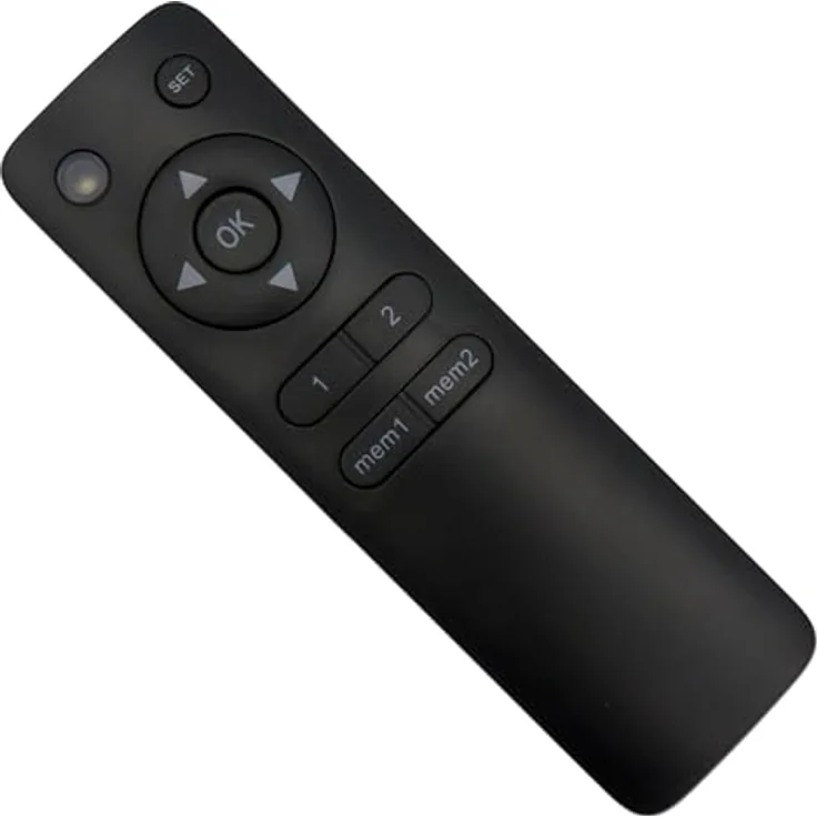 EasyLife Ersatz Funk-Fernbedienung RMT-02 für motorisierte TV-Halterungen: TV-Lift, Wand- und Deckenhalter für LED/LCD/OLED TV - Remote Control in Schwarz